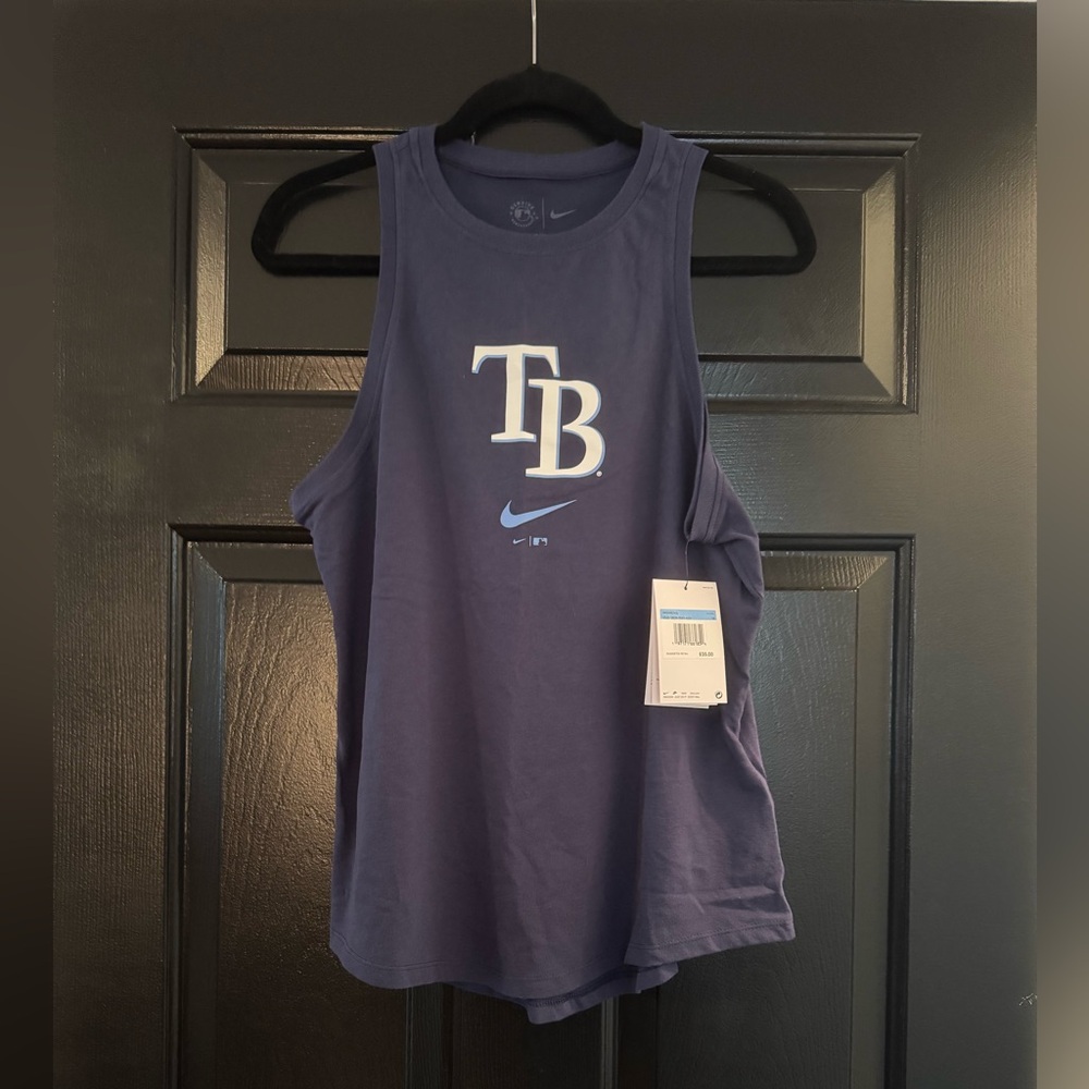 Nike Blue Tampa Bay Rays Tank Top New with Tags